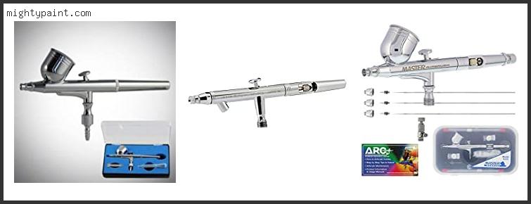 Master Performance G130 Pro Airbrush Kit | Dual Action With 3 Nozzles (0.2, 0.3, 0.5mm) For Art, Models, Cake Decorating