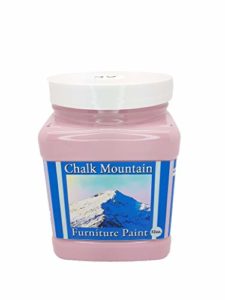 Chalk Mountain Brushes Quality Chalk Furniture Paint. Zero VOC and Low Odor. 54 Beachy and Earthy Colors. (32oz #39 Light Magenta)