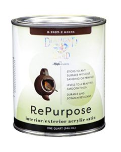 Majic PAINTS Interior/Exterior Satin Paint, RePurpose your Furniture, Cabinets, Glass, Metal, Tile, Wood and More, Mocha Brown, 1-Quart ​, 32 Fl Oz (Pack of 1)