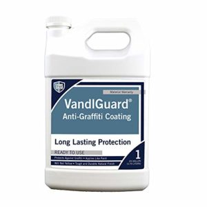 Rain Guard Water Sealers VG-7001 VandlGuard Non-Sacrificial Anti-Graffiti Coatings READY TO USE covers up to 300 sq. on painted and unpainted surfaces. 1 Gallon