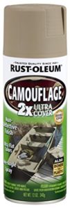 Rust-Oleum 279177 Camouflage 2X Ultra Cover Spray Paint, 12 oz, Khaki