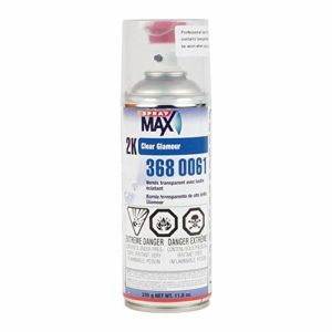 Spray Max 2K High Gloss Finish Clear Coat Spray Paint | Car Parts and Repair Refinishing Clear Coat for Permanent Sealing of Coated Surfaces | 3680061