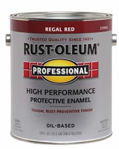 RUST-OLEUM 215965 Enamel Paint, 1 Gallon (Pack of 1), Regal Red, 11 Fl Oz