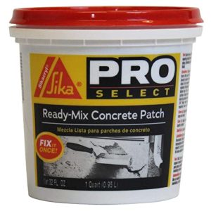 Sikacryl Ready-Mix Concrete Patch, Gray. A ready to use, textured patch for reparings spalls and cracks in concrete and masonry, 1 Qt
