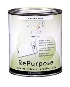 Majic PAINTS Interior/Exterior Satin Paint, RePurpose your Furniture, Cabinets, Glass, Metal, Tile, Wood and More, White, 1-Quart ​, 32 Fl Oz (Pack of 1)