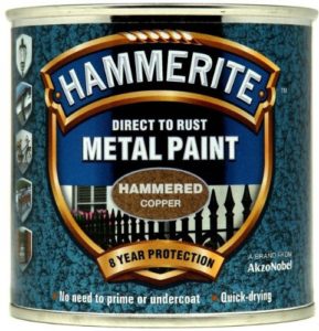 Hammerite Direct to Rust Metal Paint - Hammered Copper Finish 250ML
