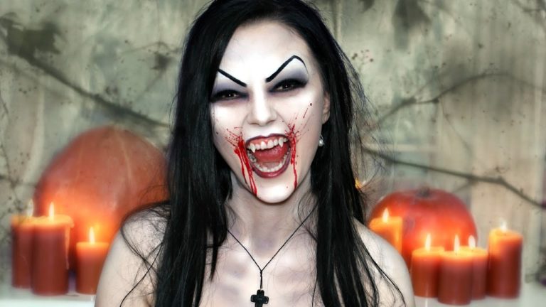 How To Paint A Vampire Face For Halloween