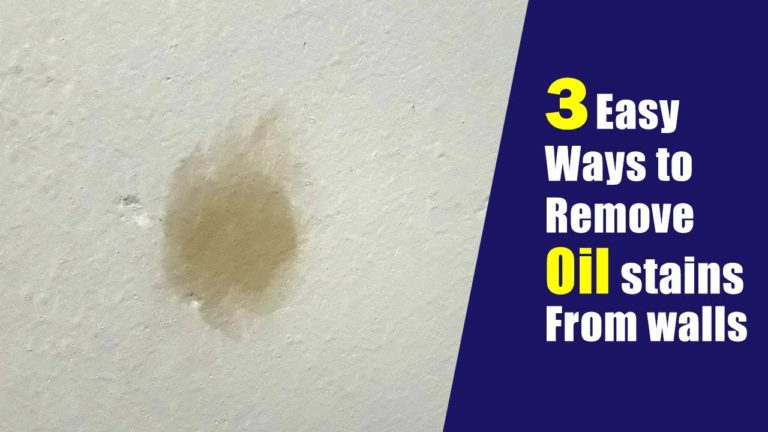 How To Paint Over Oil Stains On Walls