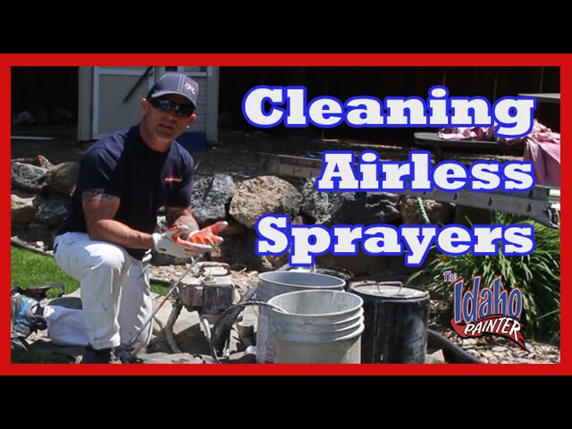 How To Clean Paint Sprayer After Oil Based Paint