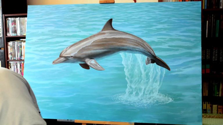 How To Paint A Dolphin