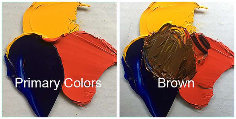 What Colors To Mix To Make Brown Paint