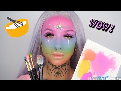 How To Make White Face Paint With Eyeshadow