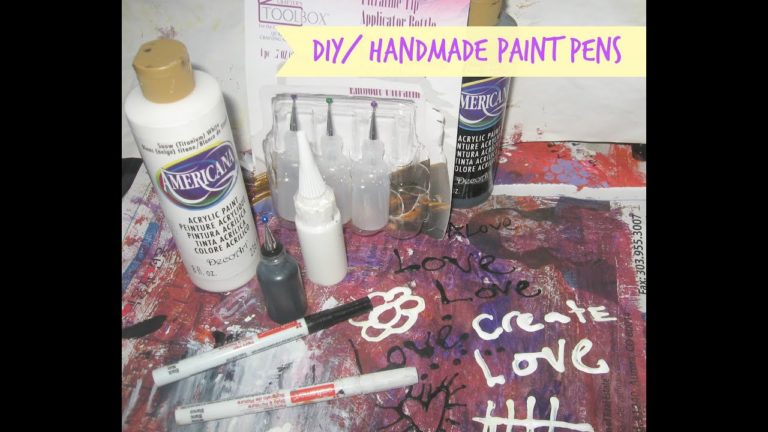 How To Make A Paint Marker