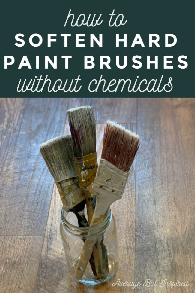 How To Soften Paint Brushes
