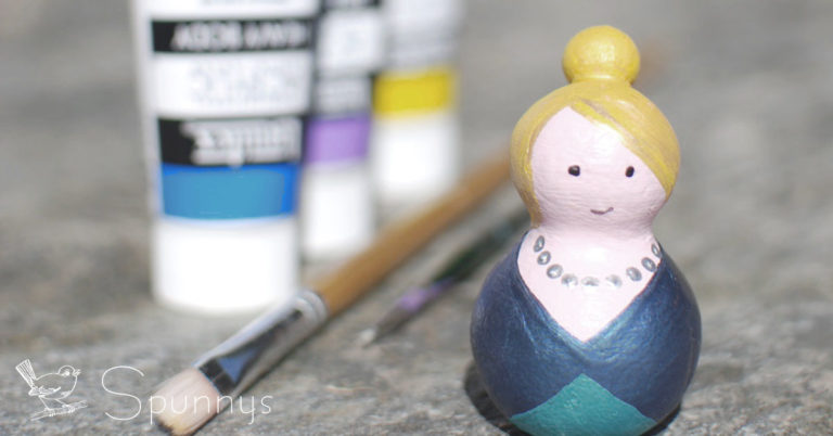 How To Paint Peg Dolls