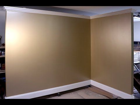 How To Paint A Wall With Metallic Paint