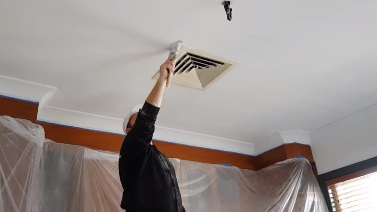 How To Paint A Plaster Ceiling