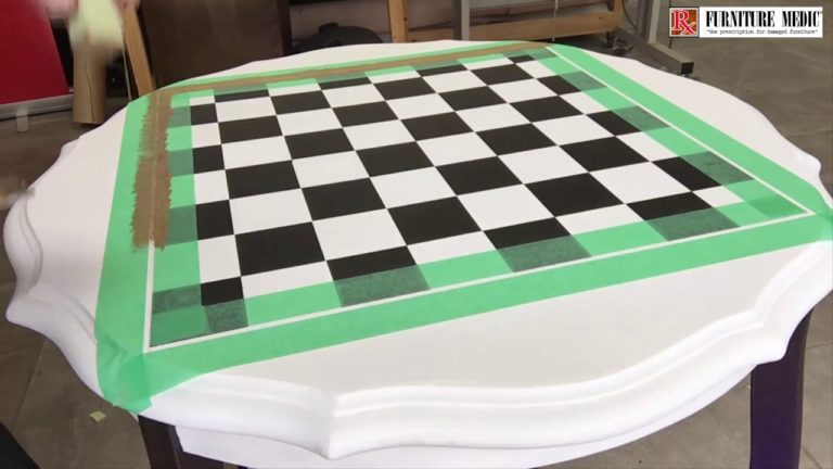 How To Paint A Chess Board