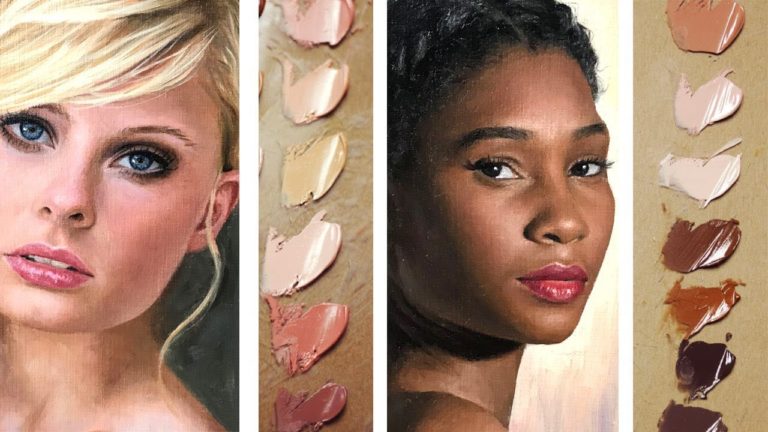 How To Mix Skin Color Oil Paint