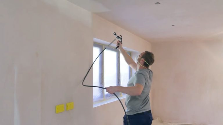 How To Spray Paint Interior Walls And Ceilings