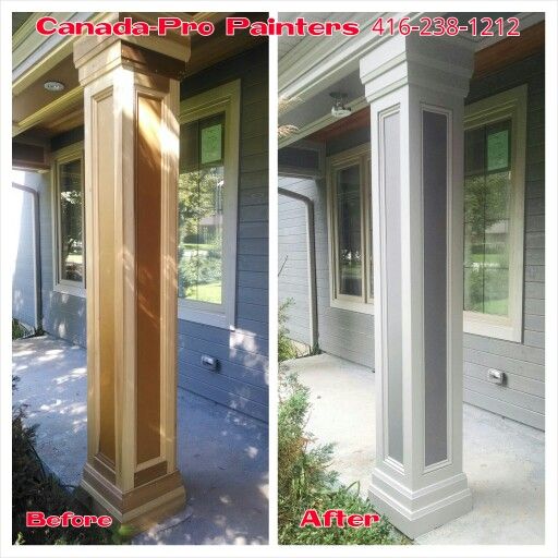 How To Paint Porch Columns