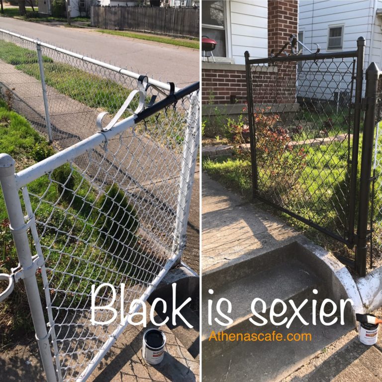 How To Paint A Chain Link Fence