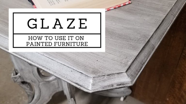 How To Paint And Glaze Furniture