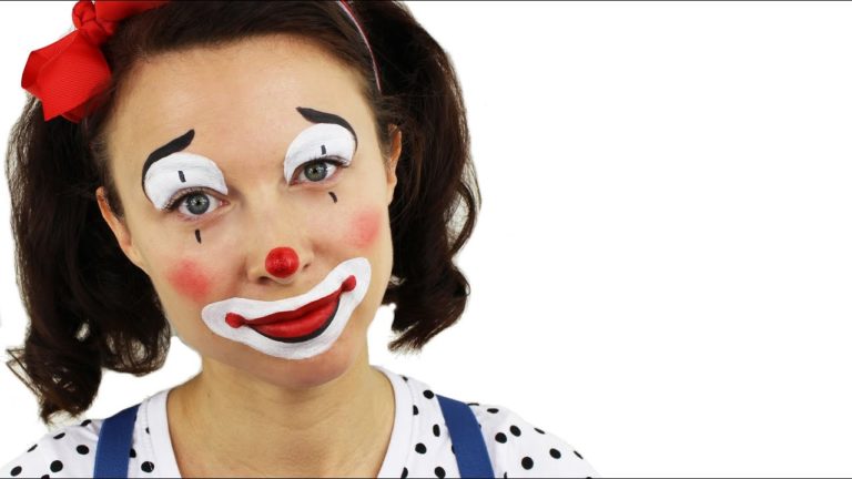 How To Paint A Clown Face On Yourself