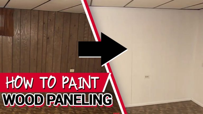 How To Paint Fake Wood Paneling