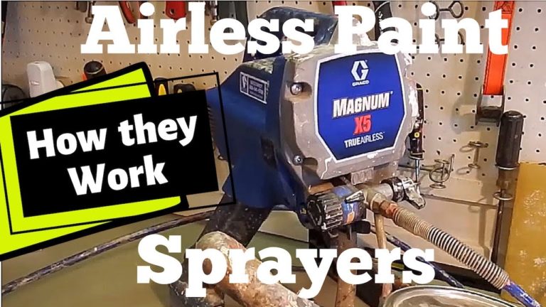 How Does Airless Paint Sprayer Work