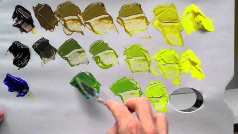 How To Make A Neon Green Paint