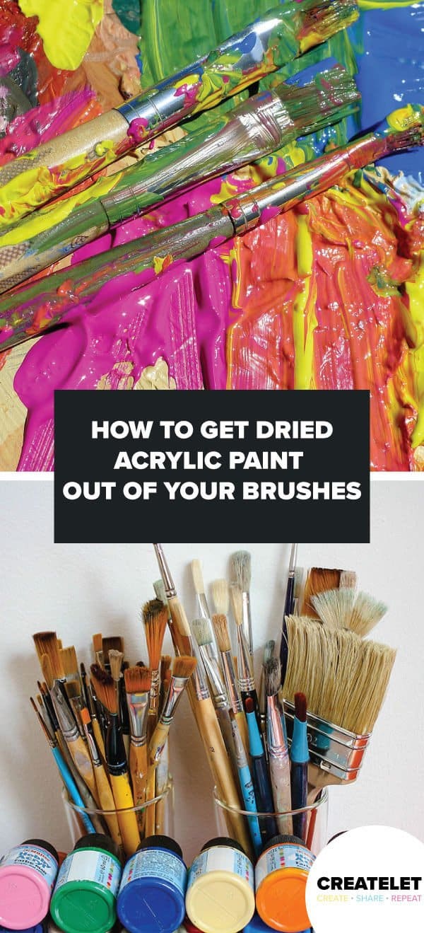 How To Get Acrylic Paint Off Of Paint Brushes