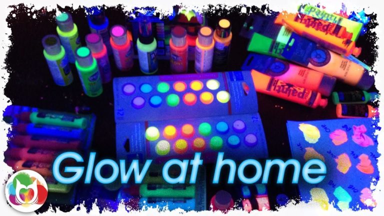 How To Make Blacklight Paint