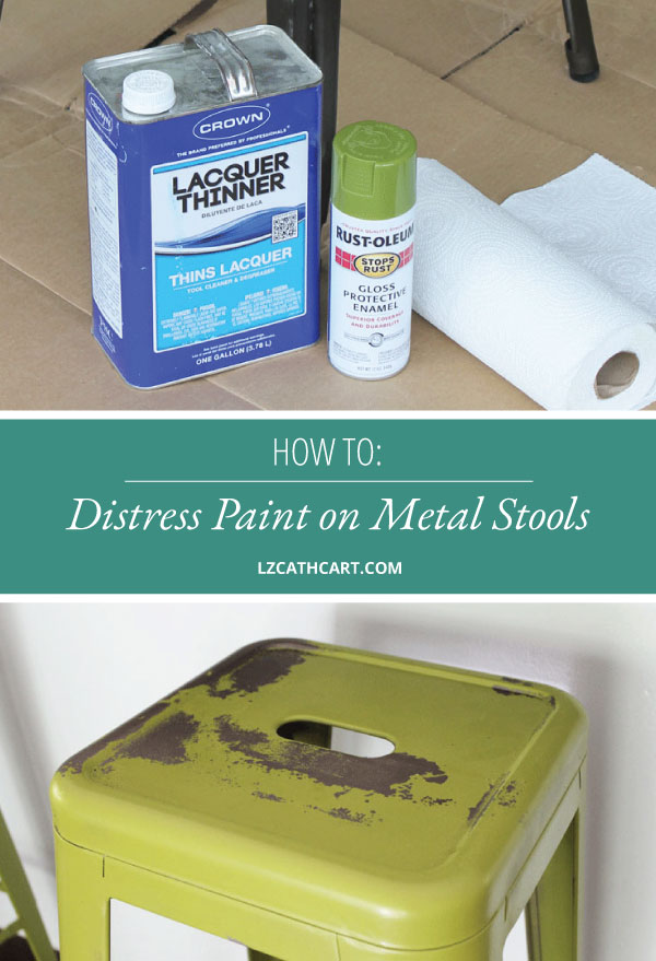 How To Distress Metal With Paint