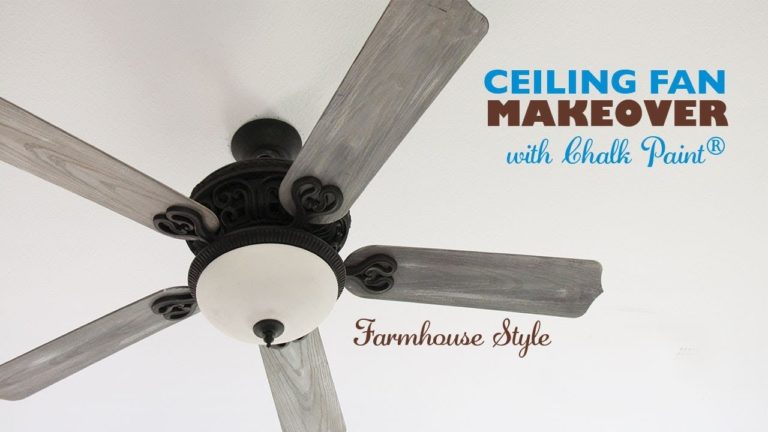 How To Paint A Ceiling Fan