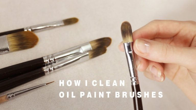 How To Clean Oil Paint Off Brushes