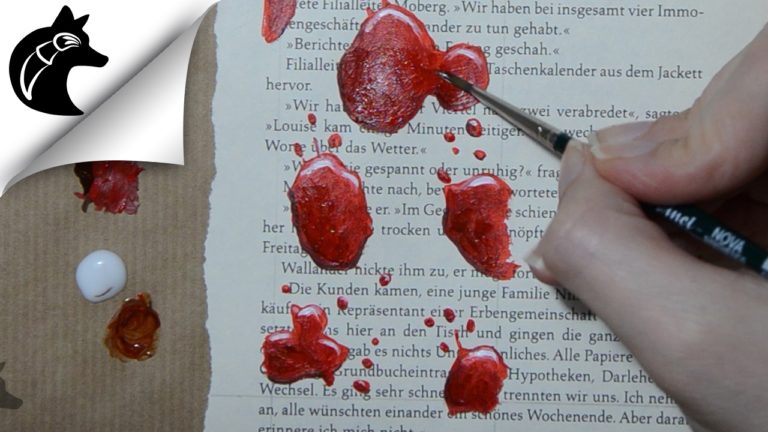 How To Paint Blood