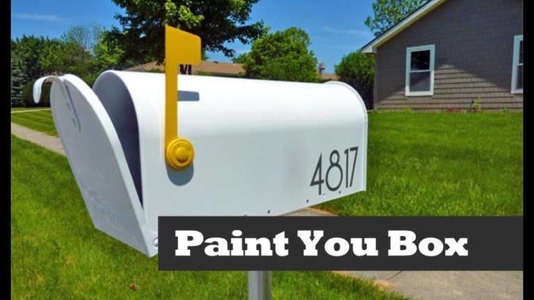 How To Paint Mailbox