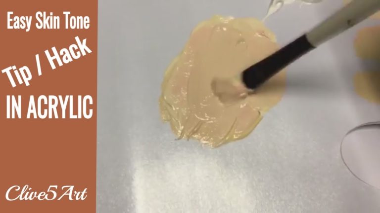 How To Make A Tan Color With Acrylic Paint