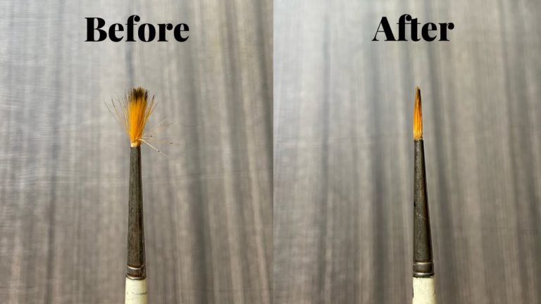 How To Fix Frayed Paint Brushes