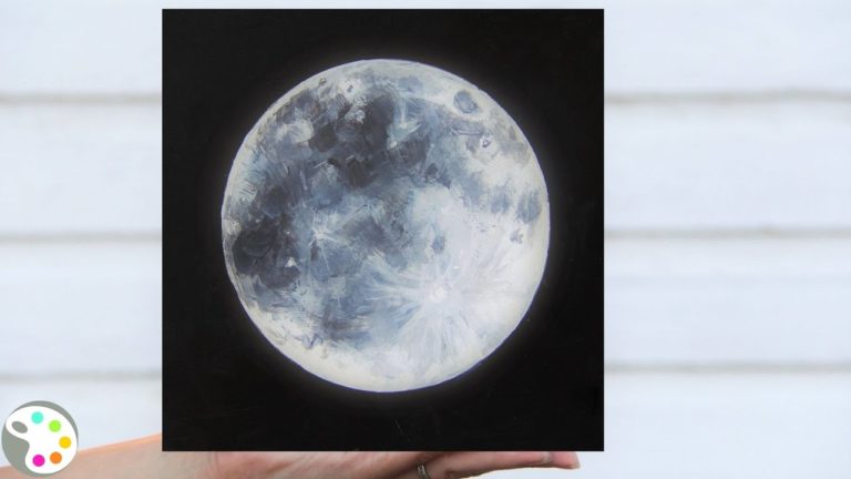 How To Paint Moon