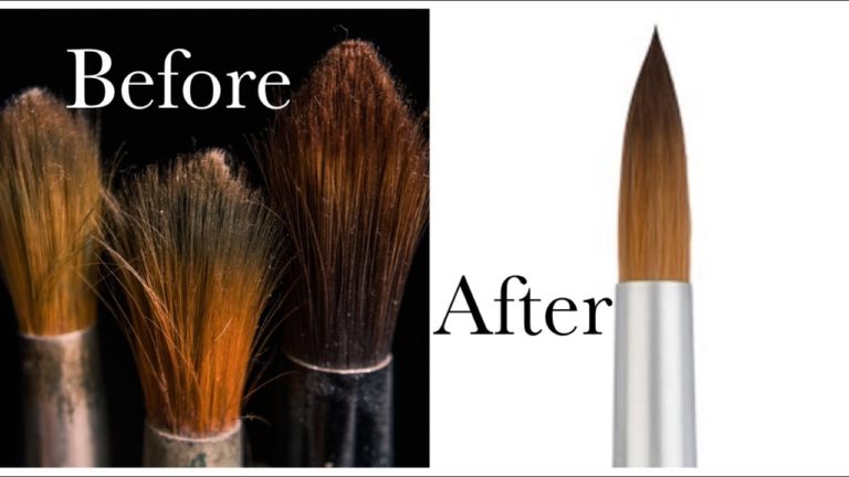 How To Reshape Paint Brushes