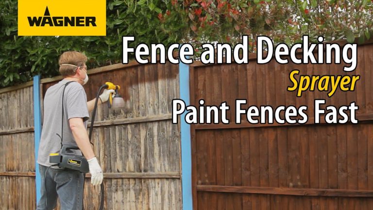 How To Paint A Fence With A Sprayer