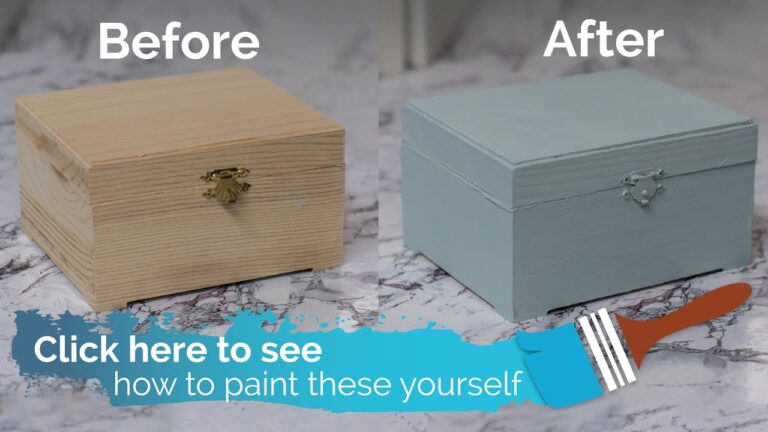 How to Paint a Wooden Box