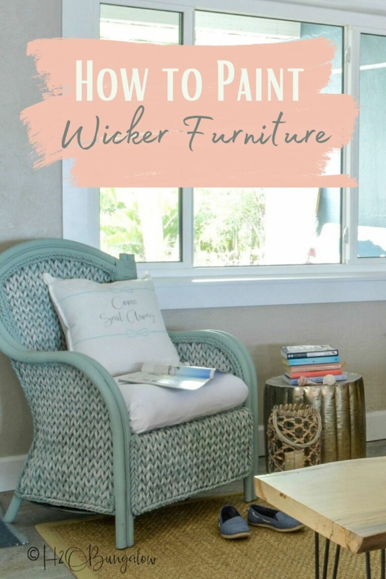 How to Paint Rattan Furniture