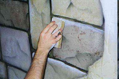 How to Paint a Faux Stone Wall