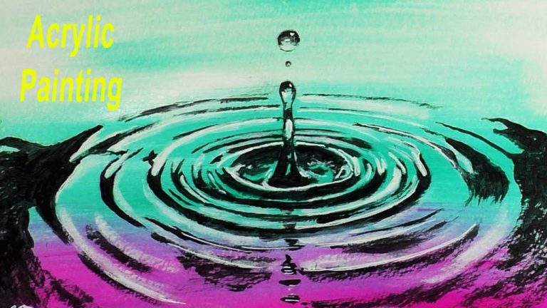 How to Paint Ripples Water