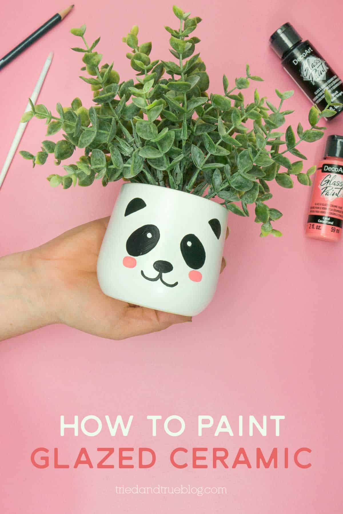 how-to-paint-glazed-ceramic-pots