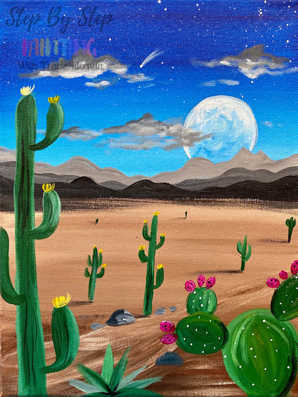 How to Paint a Desert Landscape