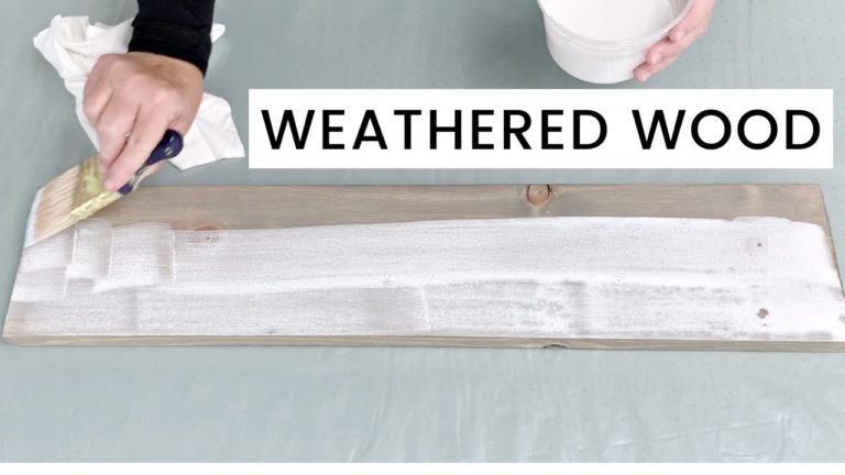 How to Paint Weathered Wood